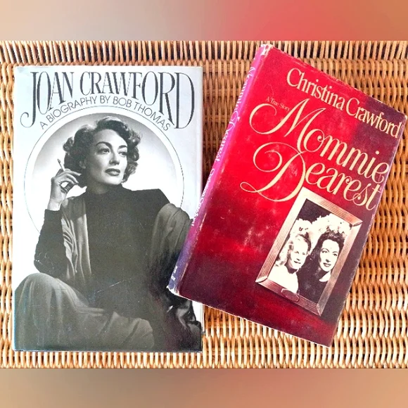 Joan Crawford Biography and MOMMIE DEAREST HCDJ Books Pair 1978 Hollywood Bio - Picture 1 of 8